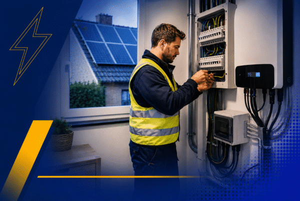 zonnepanelen aansluiting elektricien